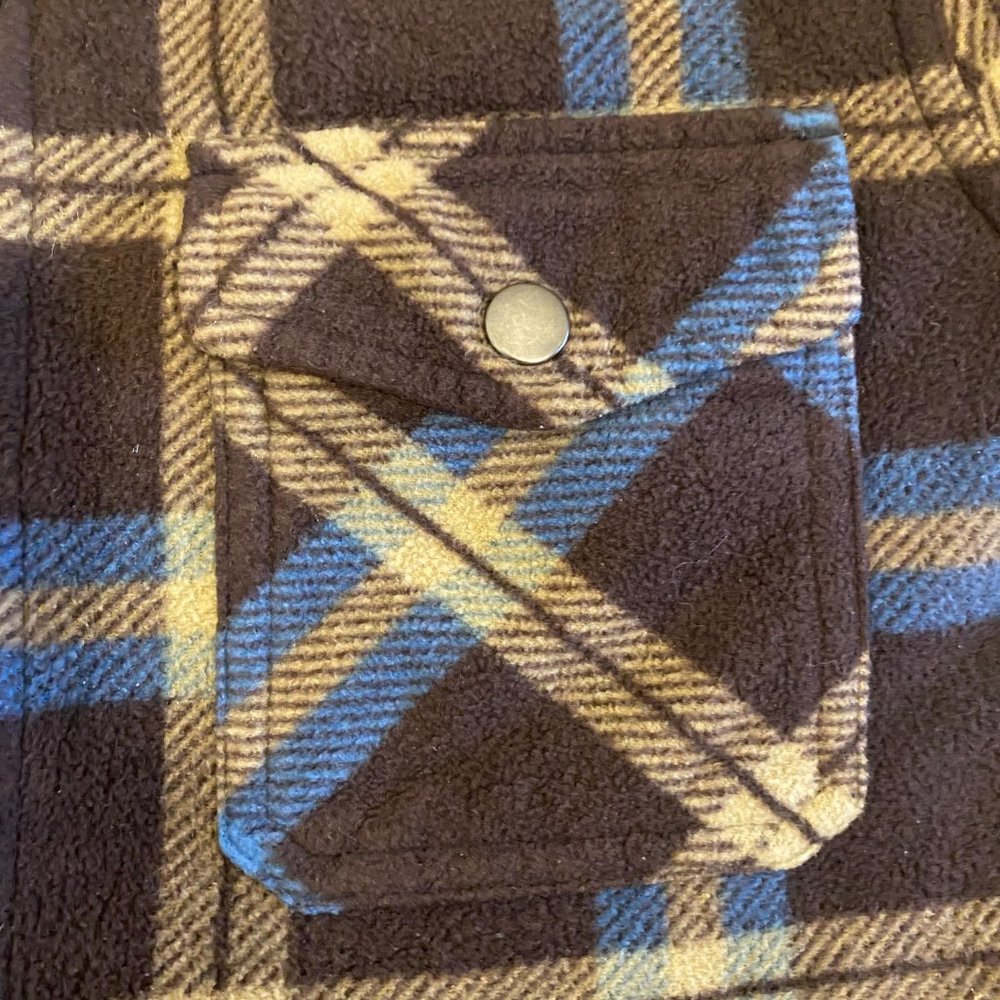 Freedom Foundry Sherpa Line Flannel Jacket Boy's Size M (10-12) - Picture 8 of 12